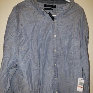 Nautica Men's Oxford Solid Button-Down - XXXL